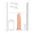 RealRock Dong 7 - realistični dildo (17cm) - prirodna boja
