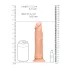 RealRock Dong 8 - realistični dildo 20 cm - natur