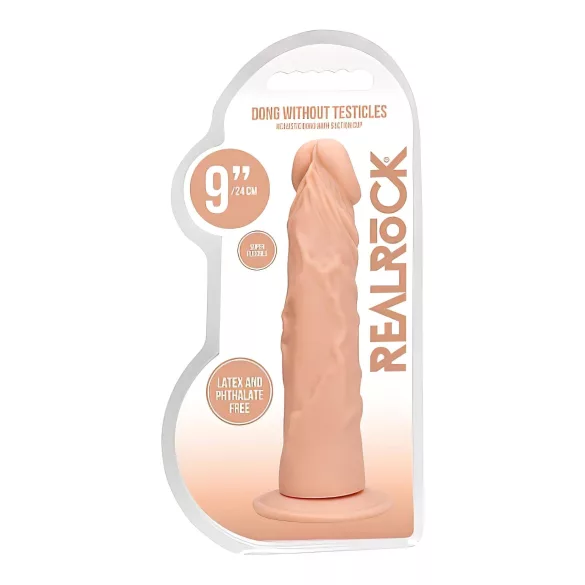 RealRock - realistični dildo - 23 cm - bež