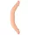 RealRock - dvostruki dildo - 36 cm - natur