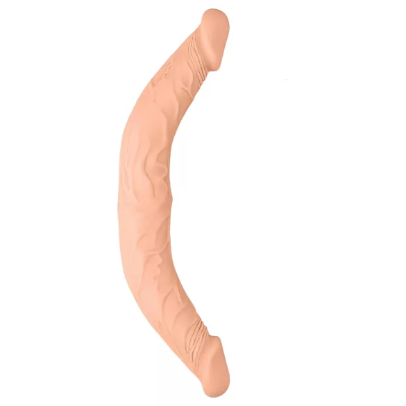 RealRock - dvostruki dildo - 36 cm - natur
