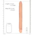 RealRock - dvostruki dildo - 36 cm - natur
