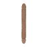 RealRock Double Dong 18 - dvostruki dildo (46 cm) - tamna prirodna boja