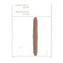 RealRock Double Dong 18 - dvostruki dildo (46 cm) - tamna prirodna boja