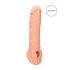 RealRock - navlaka za penis 21 cm - natur
