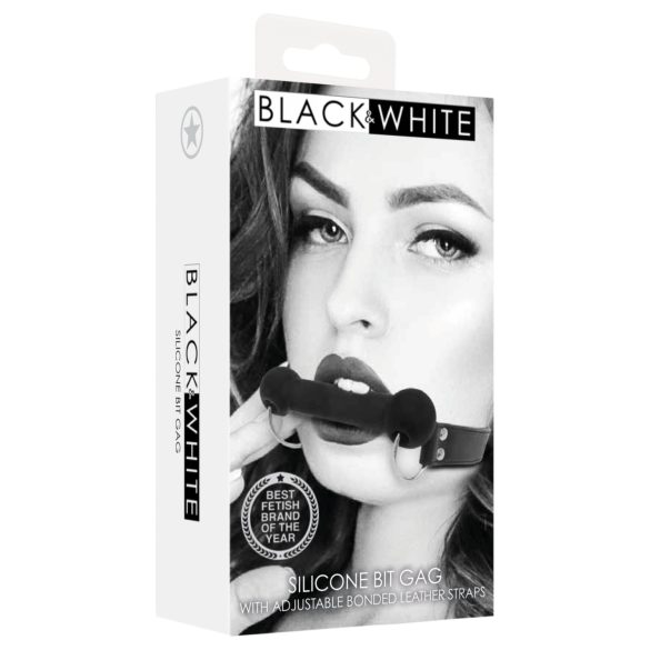 Ouch! - kost oblik gag za usta - crna