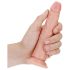 RealRock Slim - realistični dildo - 15,5 cm - natur
