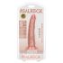 RealRock Slim - realistični dildo - 15,5 cm - natur