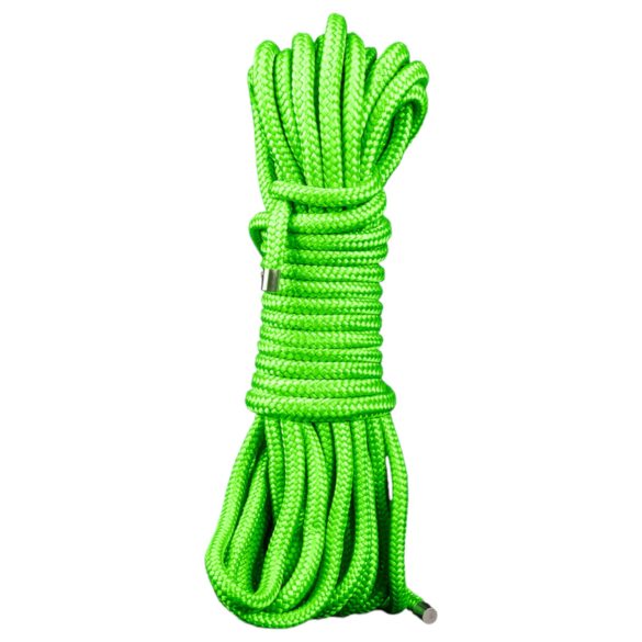 Ouch! - Svjetleće bondage uže - 5m (zelena)