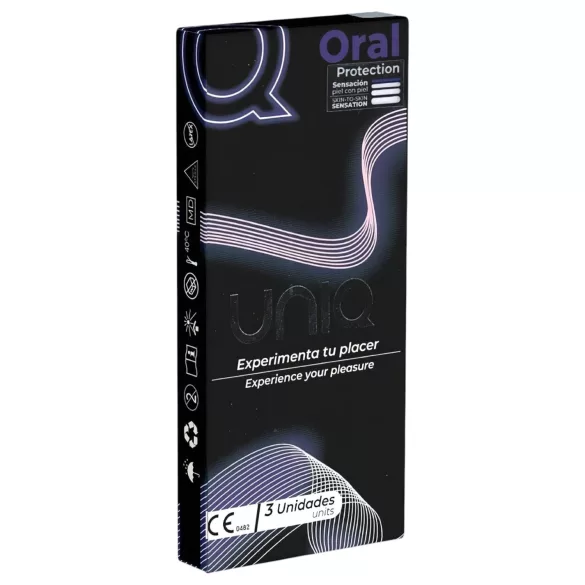 Uniq - lateks free oral kondom - 3 komada