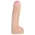 Doc Johnson Vac-U-Lock Hung 12 - realistični dildo s testisima - natur