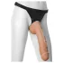 Doc Johnson Vac-U-Lock Hung 12 - realistični dildo s testisima - natur