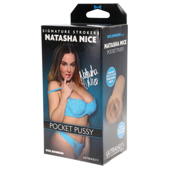 Doc Johnson Natasha Nice - realistična Ultraskyn umjetna vagina - natur