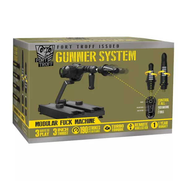 Doc Johnson Gunner System - sex mašina - crna