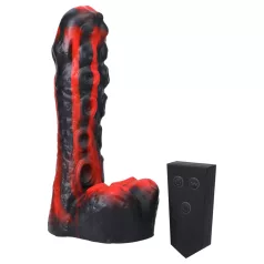   Doc Johnson - mini lökajući vibrator s daljinskim upravljačem - crveni