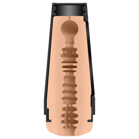 Doc Johnson Eva Elfie - realistična Ultraskyn vagina u futroli - prirodna boja