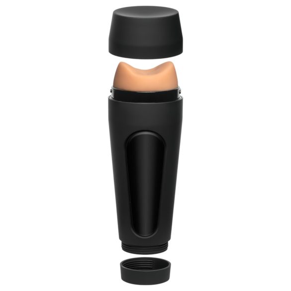 Doc Johnson Eva Elfie - realistična Ultraskyn vagina u futroli - prirodna boja