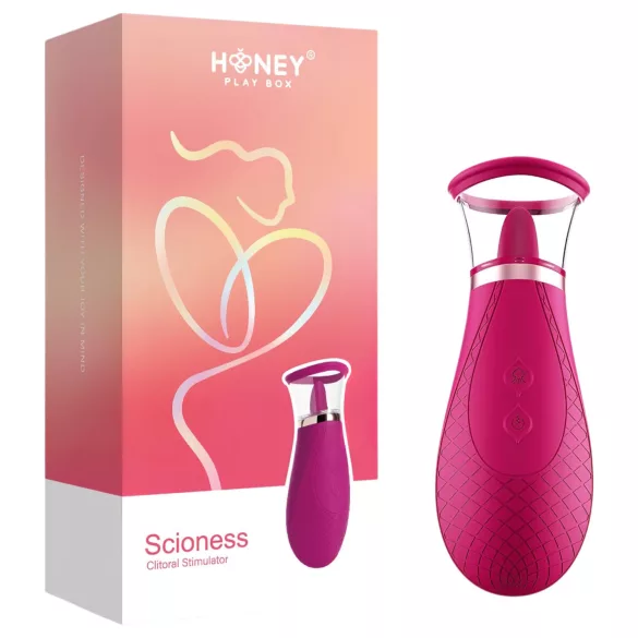Honey Play Box Scioness - stimulator klitorisa s usisavanjem i lizanjem - pink
