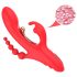 Bestoy - 3-grana vibrator s jezikom (crveni)