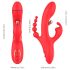 Bestoy - 3-grana vibrator s jezikom (crveni)