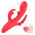 Bestoy - 3-grana vibrator s jezikom (crveni)