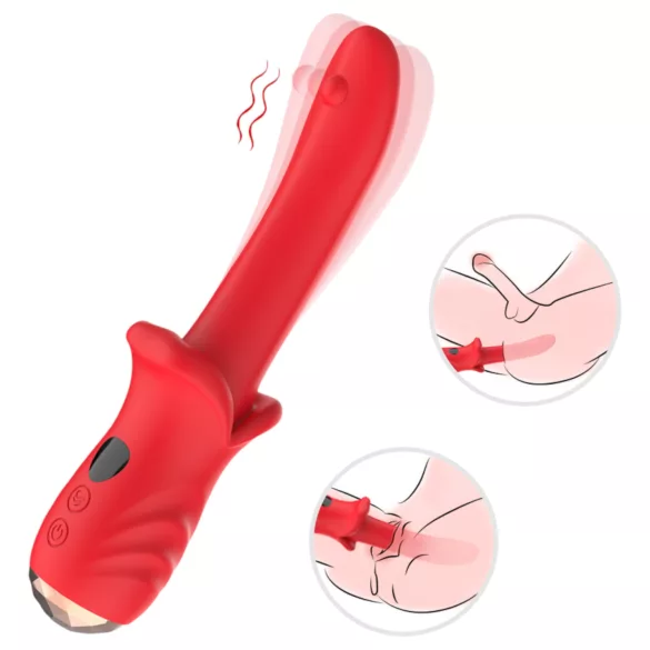 Bestoy - G-točka vibrator - vodootporan - crvena