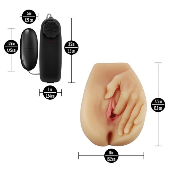 Enlust Selena - vibrirajuća umjetna vagina sa AI slikama (naturalan)