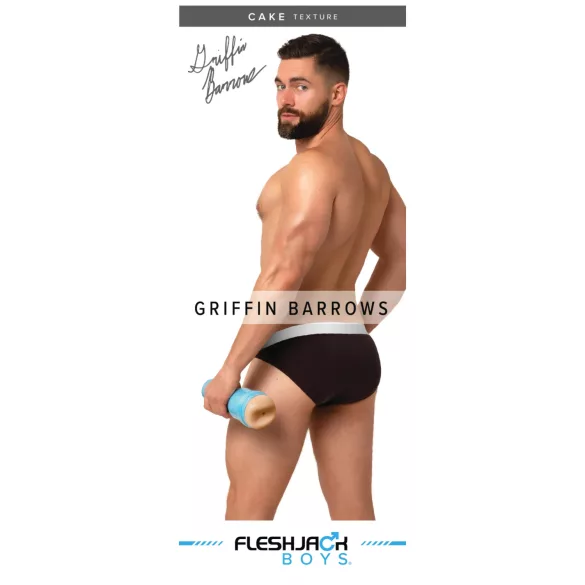 Fleshjack Griffin Barrows - realistični masturbator za stražnjicu - natur boja