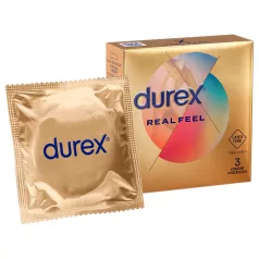 Durex Real Feel - lateks bez kondom - 3 komada