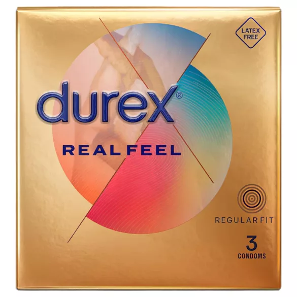Durex Real Feel - lateks bez kondom - 3 komada