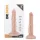 Dr. Skin 5 - realistični dildo s vakuumskom bazom (prirodne boje, 14,5 cm)