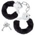 Temptasia Cuffs - plišane lisice (crne)