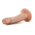 Dr. Skin - realistični dildo s vakuum podlogom - natur - 14 cm