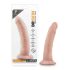 Dr. Skin 7 - realistični dildo s prijanjaljkom - prirodni (17,5 cm)