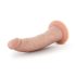 Dr. Skin 7 - realistični dildo s prijanjaljkom - prirodni (17,5 cm)