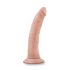 Dr. Skin 7 - realistični dildo s prijanjaljkom - prirodni (17,5 cm)