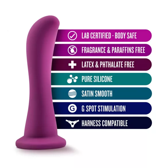 Temptasia Bellatrix - dildo s vakuumskom bazom - ljubičasta