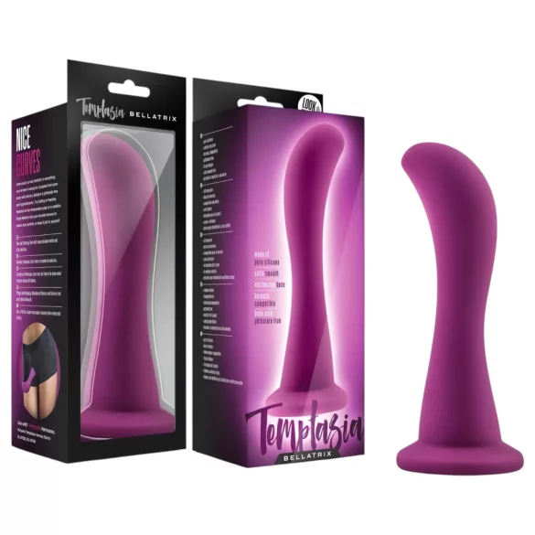 Temptasia Bellatrix - dildo s vakuumskom bazom - ljubičasta