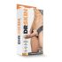 Dr. Skin - šuplji strap-on dildo - 15 cm - natur