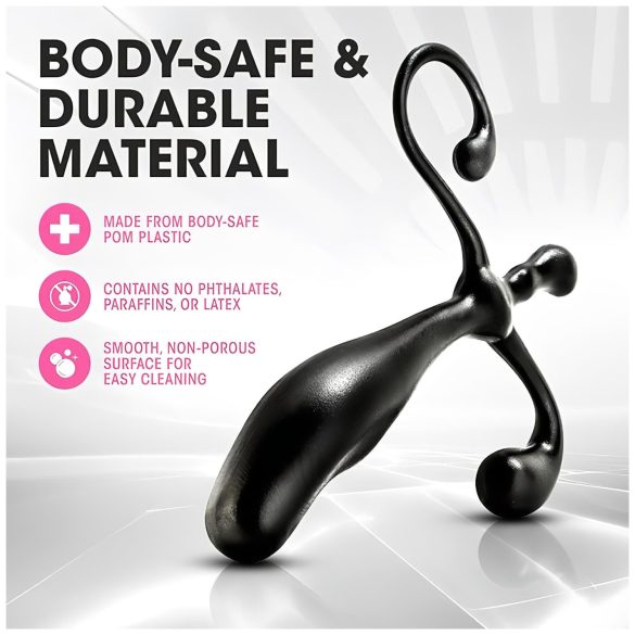 Anal Adventures - dildo za prostatu - crni