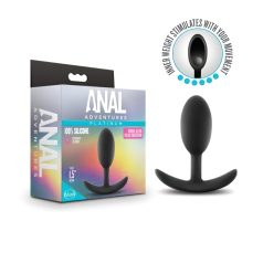 Anal Adventures - analni čep - srednji - crni