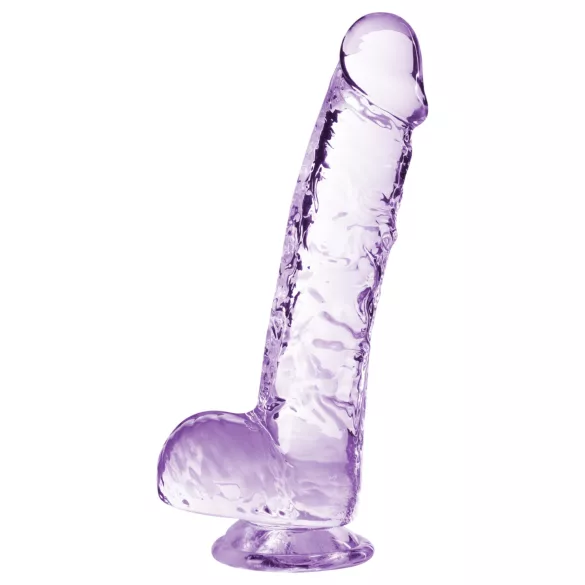 Blush Naturally Yours - kristalni dildo (ljubičasti)
