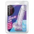 Blush Naturally Yours - kristalni dildo (ljubičasti)