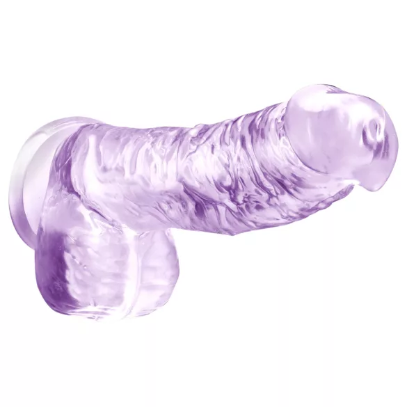 Blush Naturally Yours - kristalni dildo (ljubičasti)