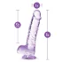 Blush Naturally Yours - kristalni dildo (ljubičasti)