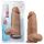 Blush Chub - realistični dildo s vakuum bazom - 18cm - natur