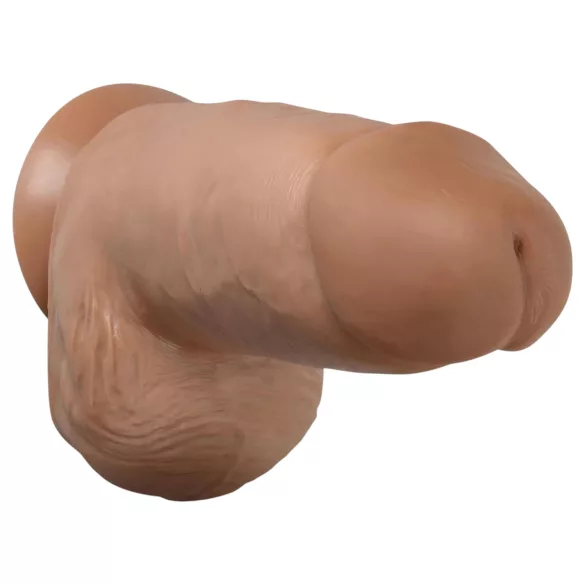 Blush Chub - realistični dildo s vakuum bazom - 18cm - natur