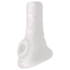   Perfect Fit Breeder - otvorena navlaka za penis 10 cm - bijela