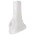 Perfect Fit Breeder - otvorena navlaka za penis 10 cm - bijela