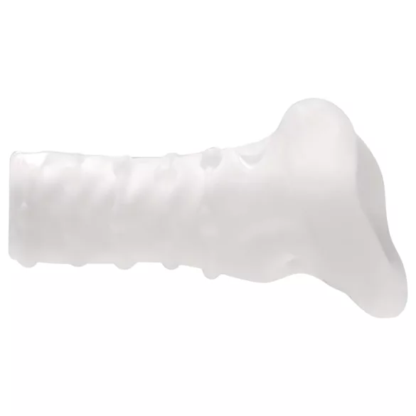 Perfect Fit Breeder - otvorena navlaka za penis 10 cm - bijela